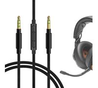 GEEKRIA Audio Cable with Mic Compatible with JBL Live 670NC Headphones Cable, 3.5mm Replacement Stereo Cord with Inline Microphone and Volume Control (4ft/1.2m)