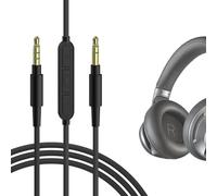 GEEKRIA Audio Cable with Mic Compatible with Plantronics BackBeat PRO 2 Headphones Cable, 1/8" (3.5mm) to 3.5mm Replacement Stereo Cord with Inline Microphone and Volume Control (4 ft/1.2 m)