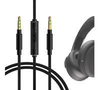 GEEKRIA Audio Cable with Mic Compatible with Skullcandy Crusher ANC2, Hesh3, Headphones, 3.5mm Braided Nylon Replacement Stereo Cord with Inline Microphone and Volume Control (4ft/1.2m)