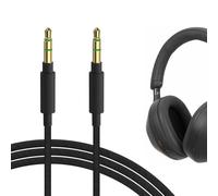 GEEKRIA Audio Cloth Braided Cable Compatible with Sony WH-1000XM6/1000XM5/1000XM4, WH-CH720N, MDR-1000X Headphones, 3.5mm Replacement Stereo Cord (4 ft / 1.2 m)