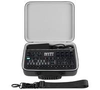 GEEKRIA Audio Interface Carrying Case, Compatible with Elektron Tonverk, EVA Hard Shell Travel Bag (Dark Gray)