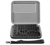 Geekria Audio Interface Carrying Case, Compatible with Novation Launch Control XL 3, EVA Hard Shell Portable Travel Bag (Dark Gray)