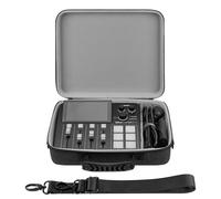 GEEKRIA Audio Interface Carrying Case, Compatible with RØDE RØDECaster Duo, EVA Hard Shell Travel Bag (Dark Gray)