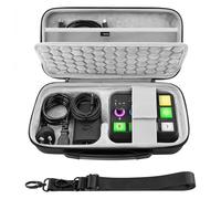 Geekria Audio Interface Carrying Case, Compatible with RØDE X Streamer X, EVA Hard Shell Portable Travel Bag (Dark Gray)