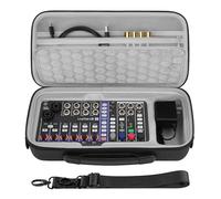 GEEKRIA Audio Interface Carrying Case, Compatible with Zoom LiveTrak L6 / L6 Digital Mixer, EVA Hard Shell Portable Travel Bag (Dark Gray)