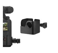 GEEKRIA Camera Extension Adapter Compatible with DJI Osmo Pocket 3, Cold Shoe Mount Camera Extender Frame, Tripod Mount Adapter for Tripod, Bicycle, Backpack Clip, Chest Straps (Black)