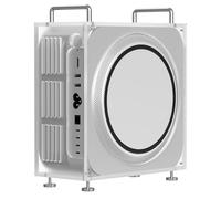 GEEKRIA Chassis Stand, Compatible with Apple Mac Studio for M1/M2/M4 Max, M1/M2/M3 Ultra. Acrylic Computer Case Holder, Mount, Desktop Accessories, Optimized Heat Dissipation (Frosted)