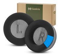 Geekria Comfort Cooling-Gel Replacement Ear Pads Compatible with Corsair Virtuoso MAX/Virtuoso PRO Wireless Headphones Ear Cushions, Repair Parts (Black)
