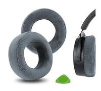 Geekria Comfort Extra Thick Velour Replacement Ear Pads for Beyerdynamic DT 700PROX/ 900 PROX Headphones Ear Cushions, Repair Parts (Grey)