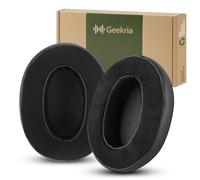 Geekria Comfort Hybrid Velour Replacement Ear Pads for Audio-Technica ATH-M50X, M50xBT2, M50S, M50cwh, M45, M30X, M20X Headphones Ear Cushions, Repair Parts (Black)