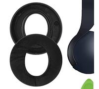 Geekria Comfort Hybrid Velour Replacement Ear Pads for Sony PlayStation 5 PULSE 3D PS5 Wireless Headphones, Ear Cushions, Repair Parts (Black)