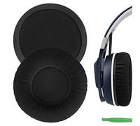 Geekria Comfort Laminated Fabric Replacement Ear Pads for Sennheiser Urbanite On-Ear Headphones (Not Compatible with Sennheiser Urbanite XL) Ear Cushions, Repair Parts (Black)
