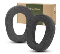 Geekria Comfort Linen Replacement Ear Pads Compatible with Logitech G321, G430 Headphones, Easy Installation Ear Cushions, Headset Earpads, Ear Cups Cover Repair Parts (Dark Gray)