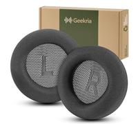 Geekria Comfort Mesh Fabric Replacement Ear Pads Compatible with Corsair Virtuoso MAX/Virtuoso PRO Wireless Headphones Ear Cushions, Repair Parts (Titanium)