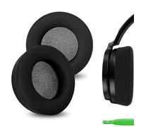 Geekria Comfort Mesh Fabric Replacement Ear Pads Compatible with Corsair Virtuoso PRO Wired (CA-9011370-NA) Headphones Ear Cushions, Repair Parts (Black)