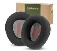 Geekria Comfort Mesh Fabric Replacement Ear Pads Compatible with JBL Quantum 100/200/300/360 Headphones, Soft & Comfortable Ear Cushions Repair Parts (Black)