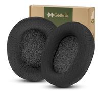 Geekria Comfort Mesh Fabric Replacement Ear Pads Compatible with Microsoft Xbox Wireless/Wired, Xbox Stereo/Stereo Headset 20th Anniversary Special Edition Headphones (Black)