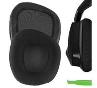 Geekria Comfort Mesh Fabric Replacement Ear Pads for Corsair Void/Void v2/ Void Pro/Pro RGB/Void Elite/EliteRGB/Surround Wired & Wireless RGB USB Gaming Headphones (Black)