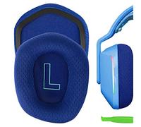 Geekria Comfort Mesh Fabric Replacement Ear Pads for Logitech G733, G535, G335 Headphones, Ear Cushions (Blue)