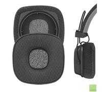 Geekria Comfort Mesh Fabric Replacement Ear Pads for Marshall Major V (1006832) Headphones Ear Cushions, Repair Parts (Black)