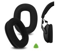Geekria Comfort Mesh Fabric Replacement Ear Pads for Marshall Monitor II ANC Headphones Ear Cushions, Repair Parts (Black)