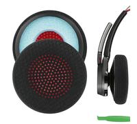 Geekria Comfort Mesh Fabric Replacement Ear Pads for Plantronics Voyager Focus UC B825, Voyager 4210/4220/ 4310UC/ 4320UC, Blackwire C5200/ C5210/ C5220/ 7225, Backbeat Sense Headphones