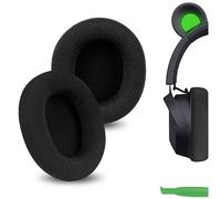 Geekria Comfort Mesh Fabric Replacement Ear Pads for Razer Kraken V4/ Kraken V4X/ Kraken V4Pro/ Kitty V2 Pro, Barracuda/Barracuda X Headphones, Ear Cushions (Black)