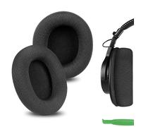 Geekria Comfort Mesh Fabric Replacement Ear Pads for SONY MDR-7506, MDR-MV1, MDR-V6, MDR-V7, MDR-M1, MDR-M1ST, MDR-CD900ST Headphones, Ear Cushions (Black)