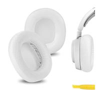 Geekria Comfort Mesh Fabric Replacement Ear Pads for SteelSeries Arctis Nova Pro Wired/ Nova1/ 1P/ 1X/ Nova3/ 3P/ 3X/ Nova4/ 4P/ Nova5/ 5P/ 5X/ Nova7/ 7P/ 7X Headphones, Ear Cushions (White)