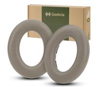 Geekria Comfort Replacement Ear Pads Compatible with Sennheiser Accentum, Accentum Plus Wireless Headphones Ear Cushions, Headset Earpads, Ear Cups Cover Repair Parts (Taupe)