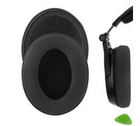 Geekria Comfort Velour Replacement Ear Pads Compatible with Sennheiser HD 380/ 380Pro/ 598/ 598SE/ 598CS/ 598SR/ 595/599/ 599SE, PXC350, PC 350/ 350SE, HME95, HMEC250 Headphones (Black)