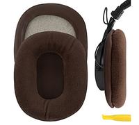 Geekria Comfort Velour Replacement Ear Pads Compatible with Sony MDR-7506, MDR-V6, MDR-CD900ST Headphones,Ear Cushions (Brown)