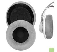 Geekria Comfort Velour Replacement Ear Pads for AKG K701, K702, Q701, Q702, K601, K612, K712 Headphones Ear Cushions, Repair Parts with Video Guide (Grey)