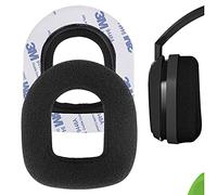 Geekria Comfort Velour Replacement Ear Pads for ASTRO A10 Gaming Headset Headphones Ear Cushions, Repair Parts with Video Guide (Black)