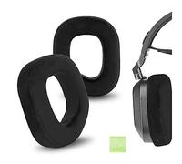Geekria Comfort Velour Replacement Ear Pads for Corsair HS80 Max/ HS80 USB Wired/ HS80 RGB Wireless Gaming Headphones, Ear Cushions (Black)