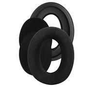 GEEKRIA Comfort Velour Replacement Ear Pads for Sennheiser HD515, HD518, HD555, HD558, HD559, HD569, HD579, HD589 Headphones Ear Cushions, Repair Parts (Black)