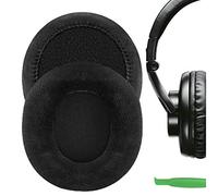 Geekria Comfort Velour Replacement Ear Pads for Shure Srh 240/440/ 840/940/ 1440/1540/ 1840, Hpaec 240/440/ 840/940/ 1440/1540 Headphones, Ear Cushions (Black)