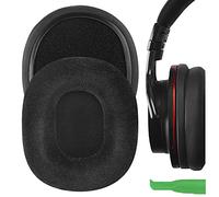 Geekria Comfort Velour Replacement Ear Pads for Sony MDR-1ABT/ 1RBT/ 1RNC Headphones Ear Cushions, Repair Parts (Black)