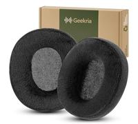 Geekria Comfort Velour Replacement Ear Pads for SONY MDR-7506/ V6/ V7, WH-CH700N/ 710N/ 720N, HyperX Cloud Alpha/Alpha S/II/Flight/Stinger/Mix Headphones (Black)
