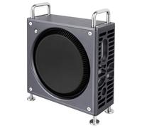 Geekria Computer Aluminum Chassis Stand Compatible with Apple 2024 Mac Mini M4 / Mac Mini M4 Pro Case - Accessories Optimized Heat Dissipation (Space Gray)