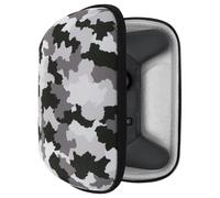 GEEKRIA Controller Travel Case Compatible with Nintendo Switch Pro Controller, Hard Shell Carrying Bag, Protective Storage with Internal Mesh Pocket for Charging Cable (Camouflage)