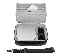 GEEKRIA Desktop Computer Hard Travel Case, Compatible with Apple 2026 Mac mini M5 / 2024 Mac mini M4 / M4 Pro Travel Carrying Bag, Fit for Magic Mouse, Trackpad and Accessories (Dark Gray)