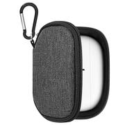 Geekria Earbuds Carrying Pouch Compatible with Beats Solo Buds, Studio Buds+, Replacement Protective Travel Case with Cable Storage, Portable Earphones Organizer Bag (Dark Grey)