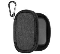 Geekria Earbuds Carrying Pouch Compatible with Skullcandy Jib True 2, Indy Evo, Sesh ANC Active, Grind, Dime 3 Case Cover, Replacement Protective Travel Bag with Cable Storage (Dark Grey)
