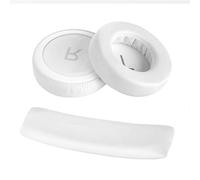 Geekria Earpad and Headband Set Compatible with AKG K845BT/K845/K545 Headphone, Repair Parts Suit (White)