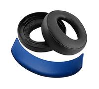 Geekria Earpad and Headband Set Compatible with Sony PlayStation Gold Wireless/ S4/ PS3/ PSV Headphones, Repair Parts Suit (Black/Blue)