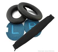 Geekria Earpad + Headband Set Compatible with Bose QuietComfort QC25 QC35, QC35 ii Gaming Headphone, Replacement Repair Parts Suit (Black)