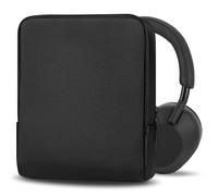 Geekria Elite Headphones Pouch, Soft Shell Replacement Protective Travel Carrying Bag with Cable Storage, Compatible with Sony WH-1000XM6/1000XM5/1000XM4/XB910N, ULT WEAR and More (Black)
