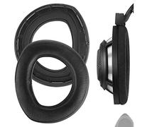 Geekria Elite Sheepskin Replacement Ear Pads Compatible with Sennheiser HD800 Headphones Ear Cushions, Repair Parts (Black)