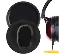 Geekria Elite Sheepskin Replacement Ear Pads for Fostex TH600, TH610, TH500RP, TH900, TH900 MKII, Mass Drop x Fostex TH-X00 Headphones Ear Cushions (Black)
